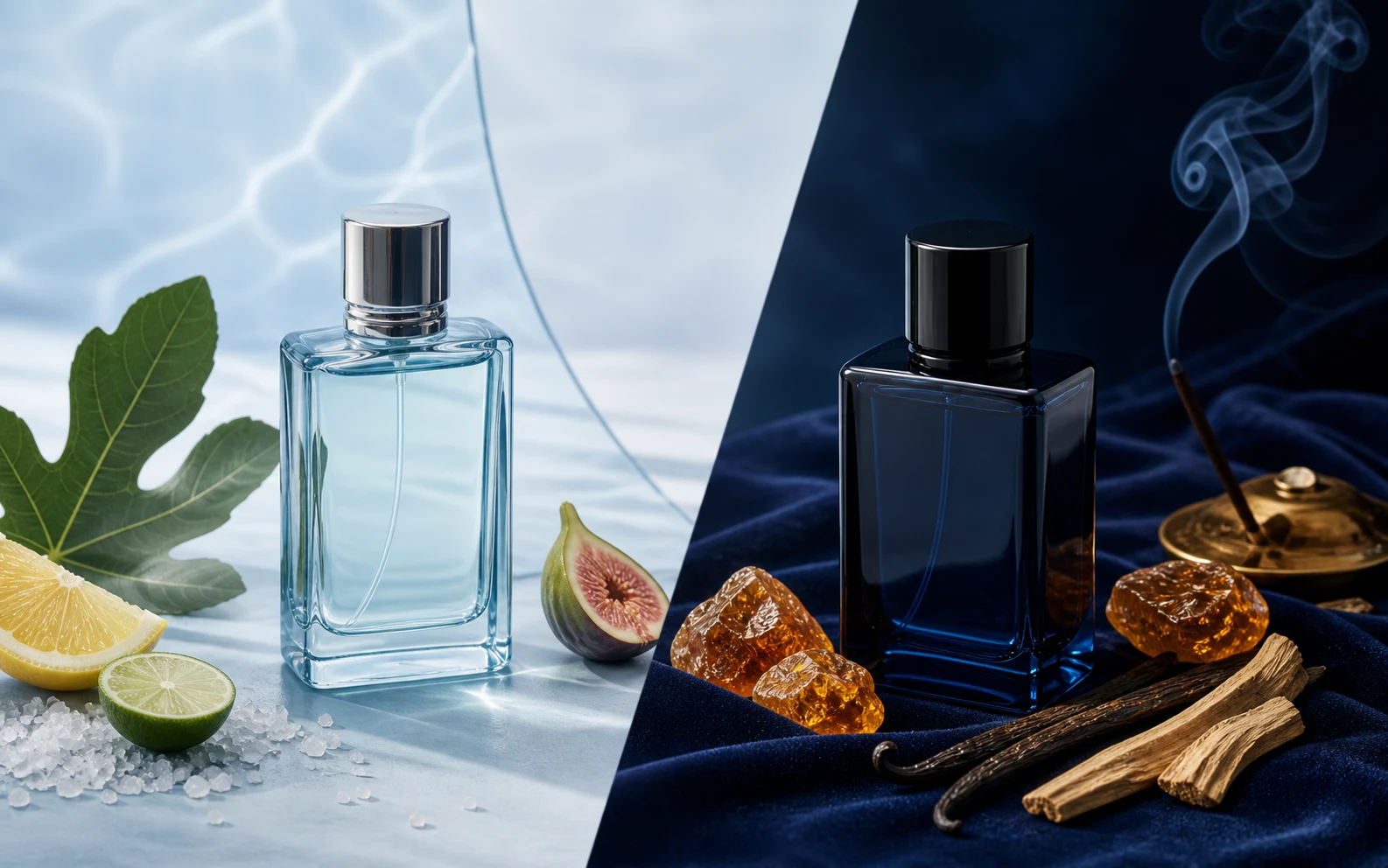 Fresh perfumes for warm weather